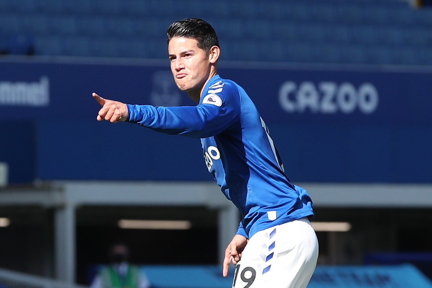 エヴァートンで完全復活のハメス Mom選出でアンチェロッティ監督も絶賛 Goal Com