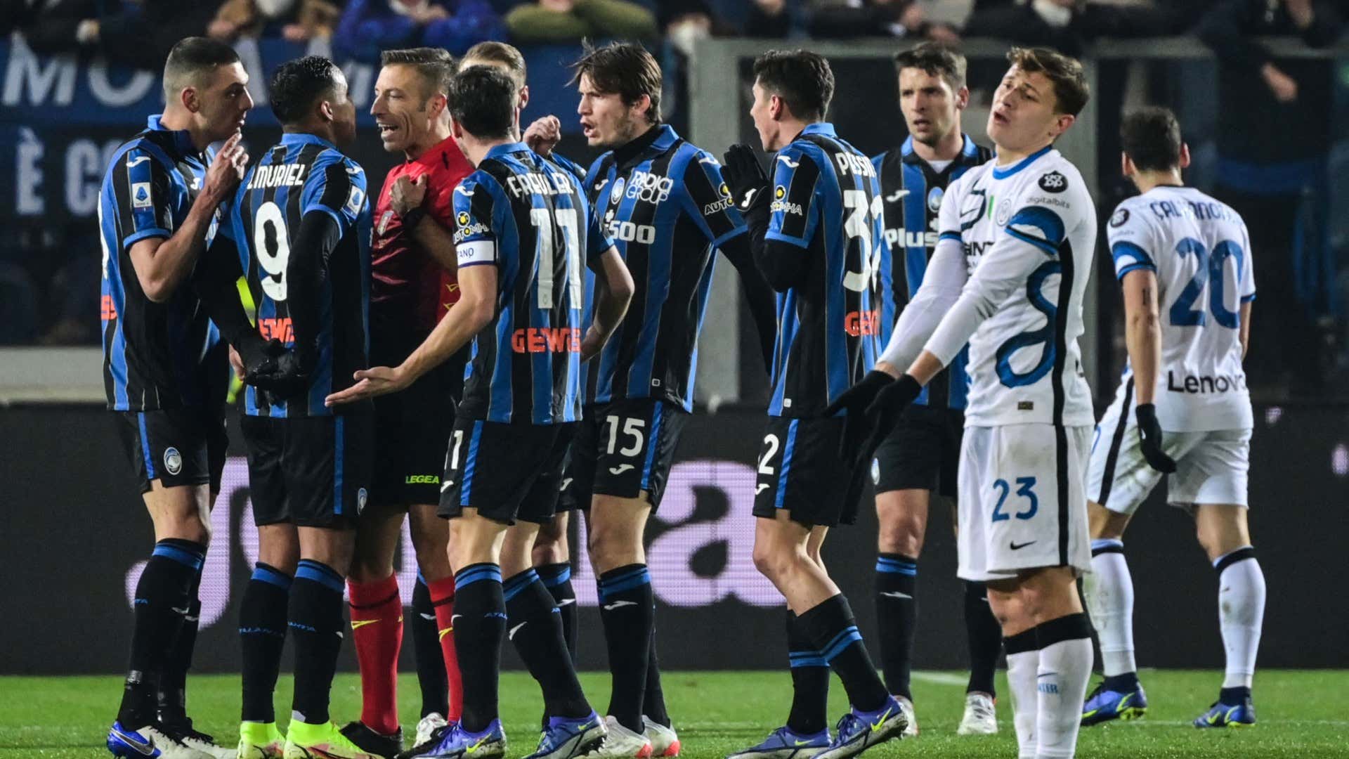 Luis Muriel Atalanta vs Inter Serie A 2021-22