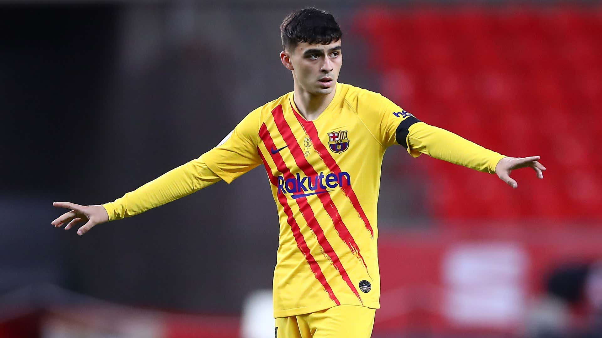 Pedri Athletic Club vs Barcelona Copa del Rey final 2020-21