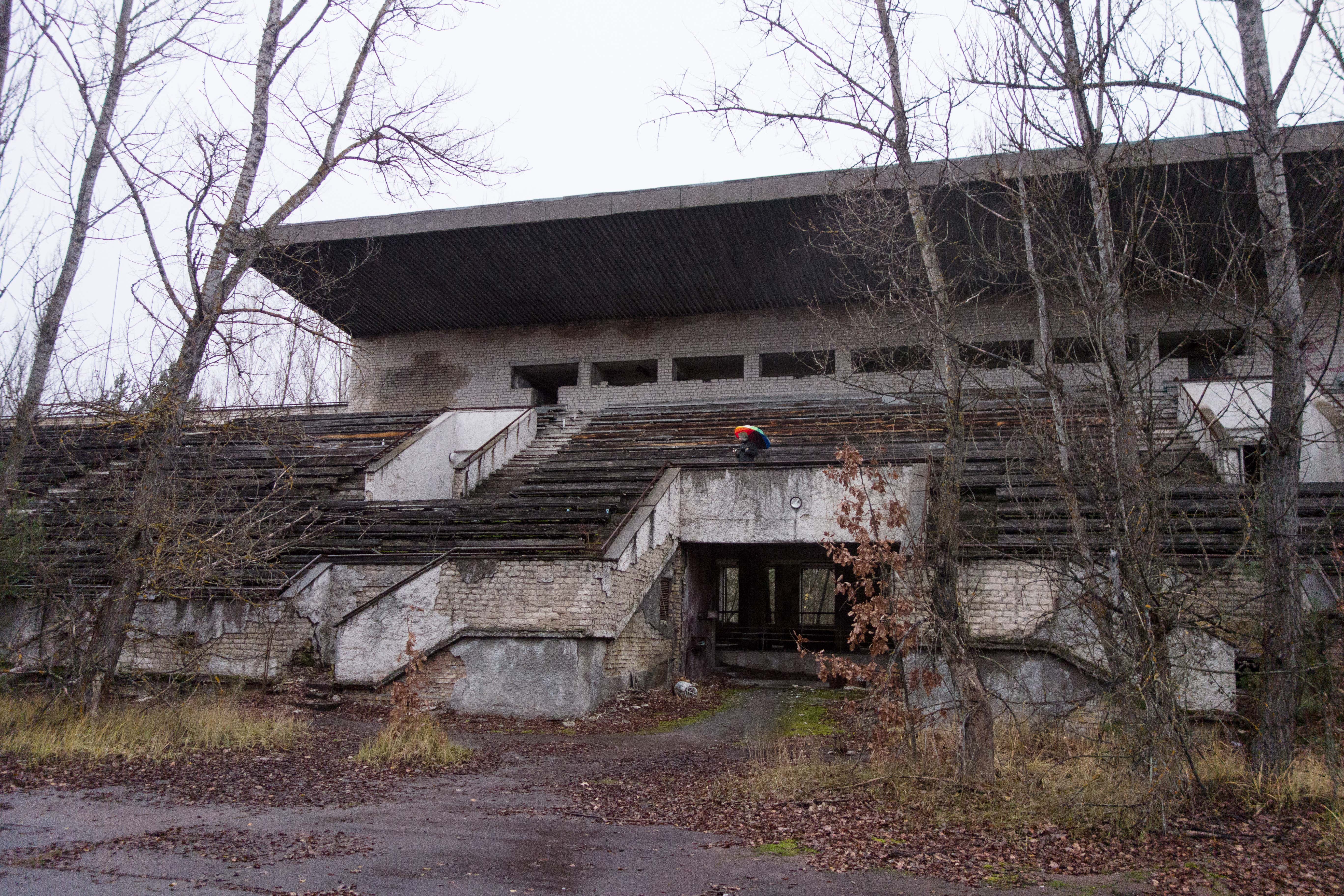 Avanhard Stadium Pripyat Ukraine Chernobyl