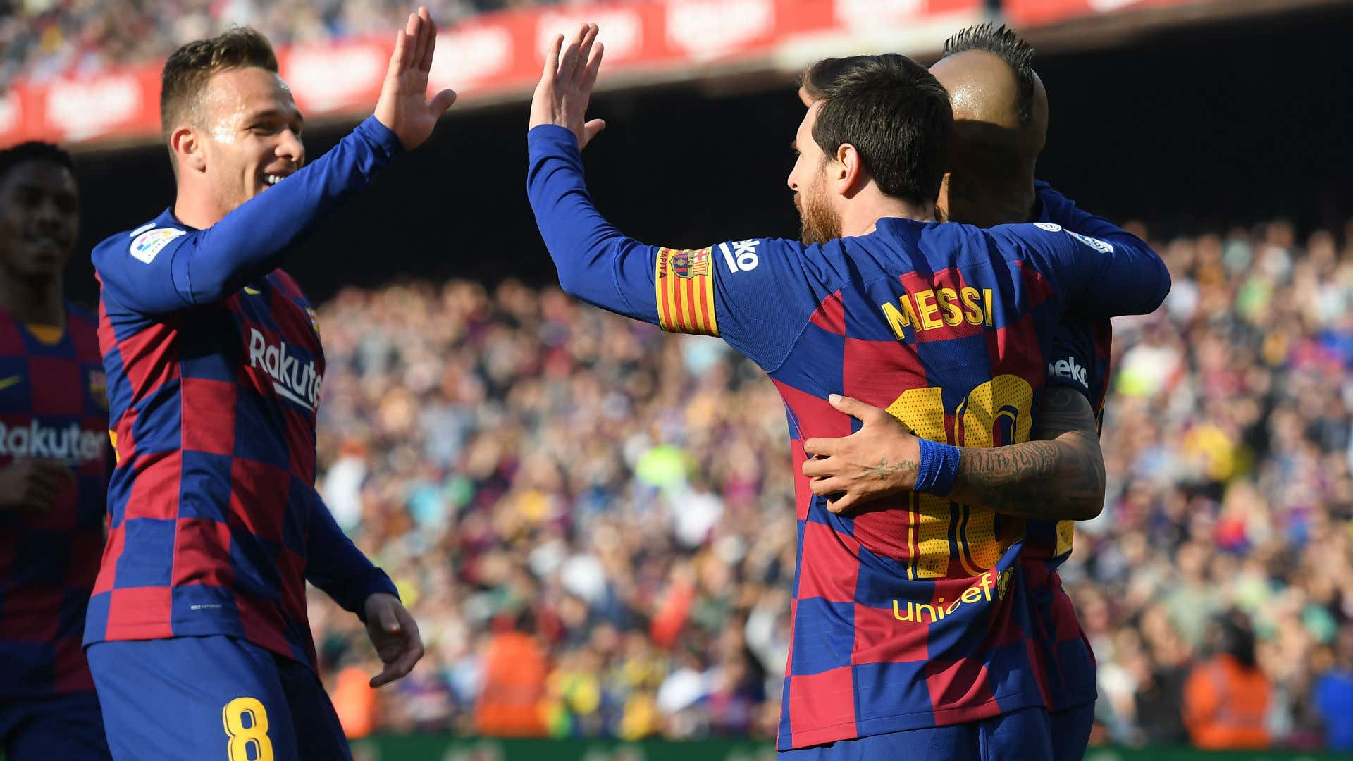 Messi Arthur Barcelona Eibar LaLiga