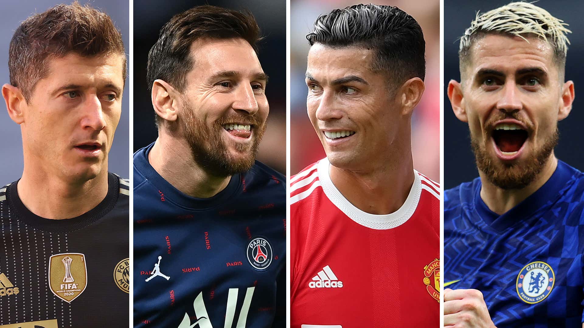 ballon d or 2021 nominees messi ronaldo lewandowski jorginho all on list for award goal com