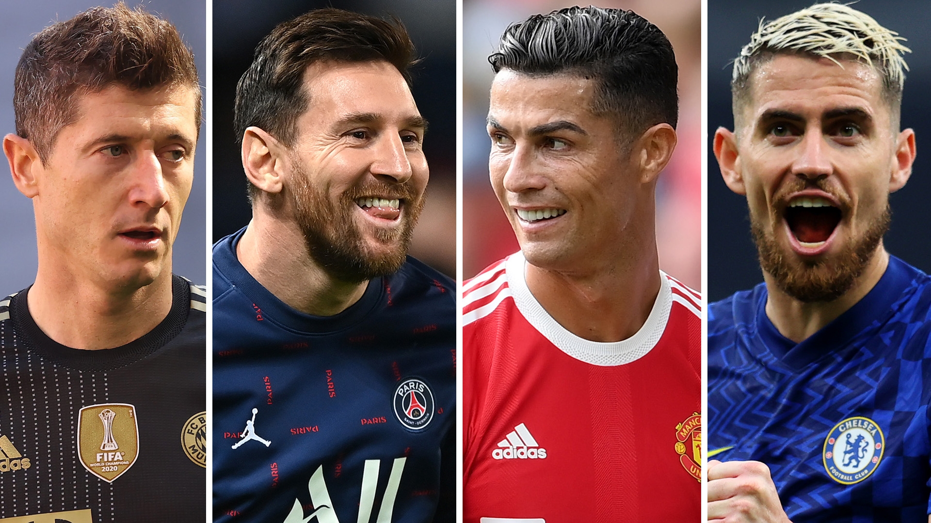 ballon d or 2021 nominees messi ronaldo lewandowski jorginho all on list for award goal com ballon d or 2021 nominees messi ronaldo lewandowski jorginho all on list for award goal com