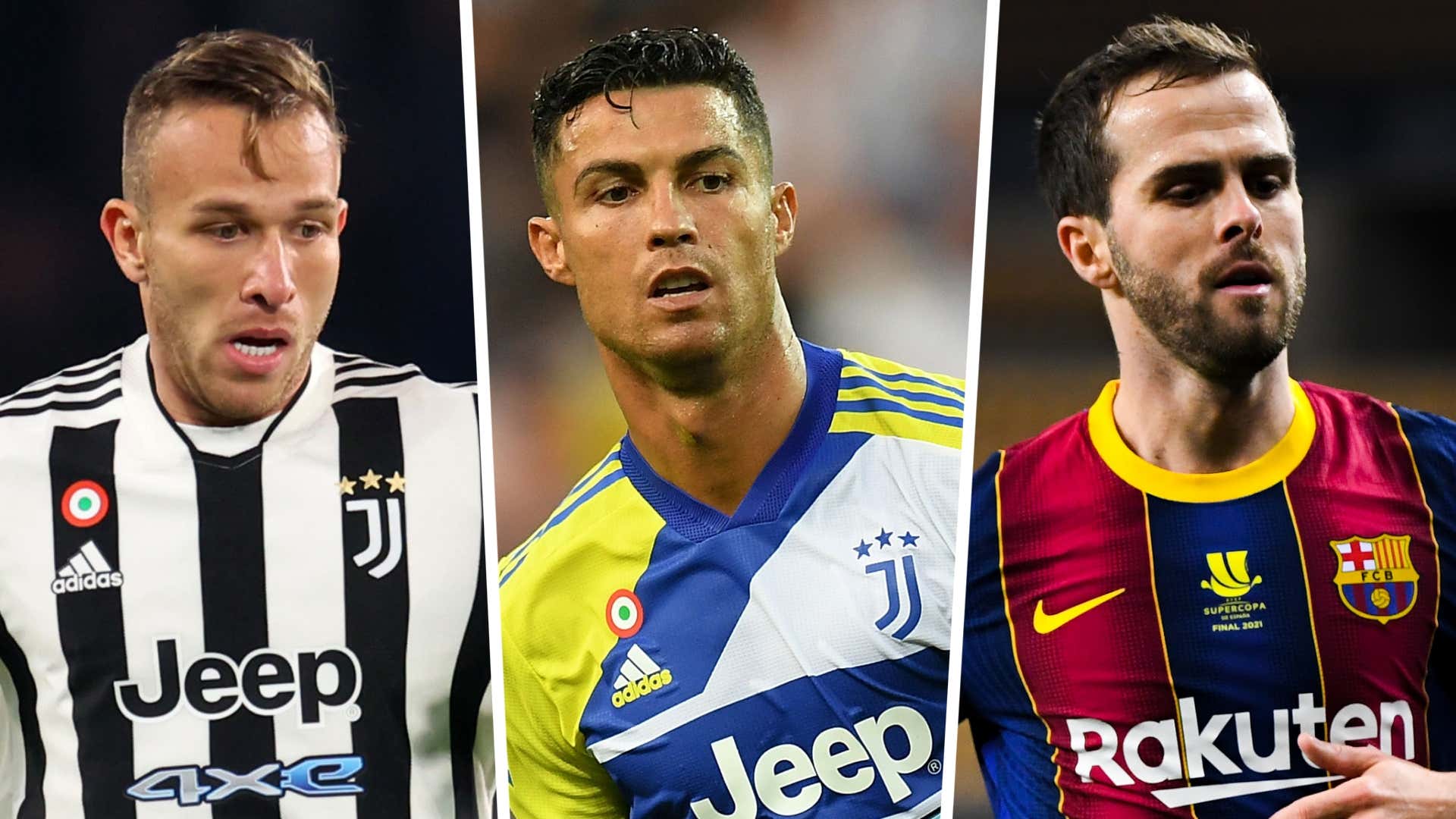Arthur Cristiano Ronaldo Miralem Pjanic Juventus Barcelona GFX