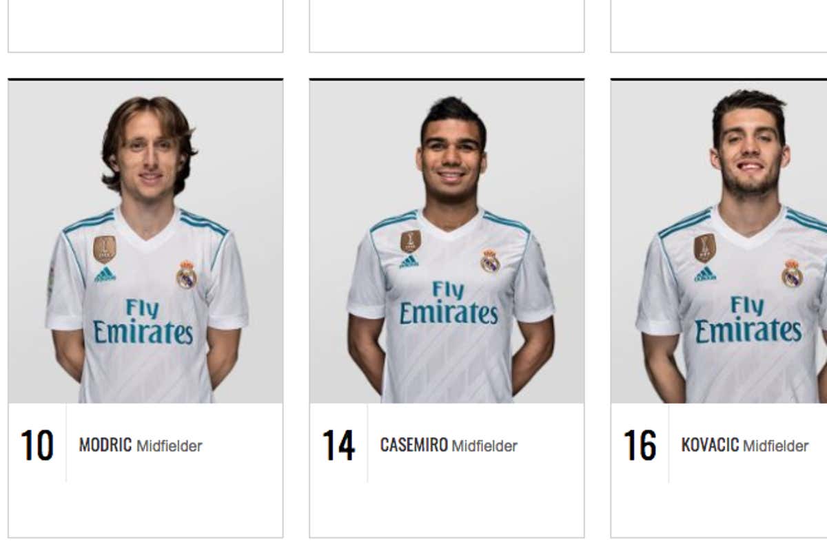 レアル マドリーが新シーズンの背番号発表 呪われた10番はモドリッチが付けることに Goal Com レアル マドリーが新シーズンの背番号発表 呪われた10番はモドリッチが付けることに Goal Com