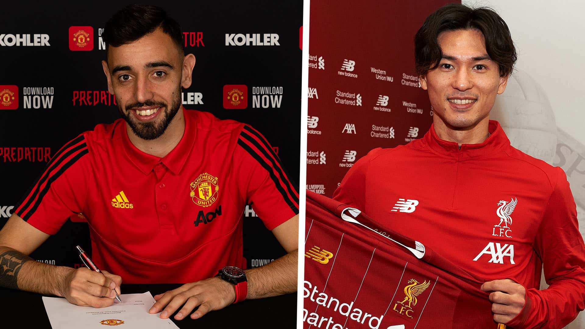 Premier League 2019 20 Completed Transfers Bruno Fernandes Minamino All New January Signings Goal Com