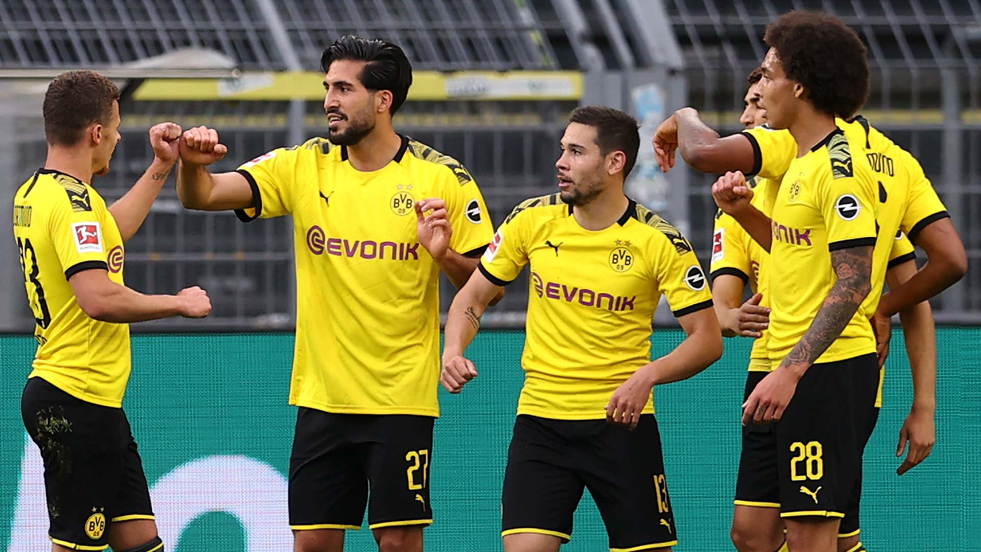 Emre Can Dortmund celebrating 2019-20