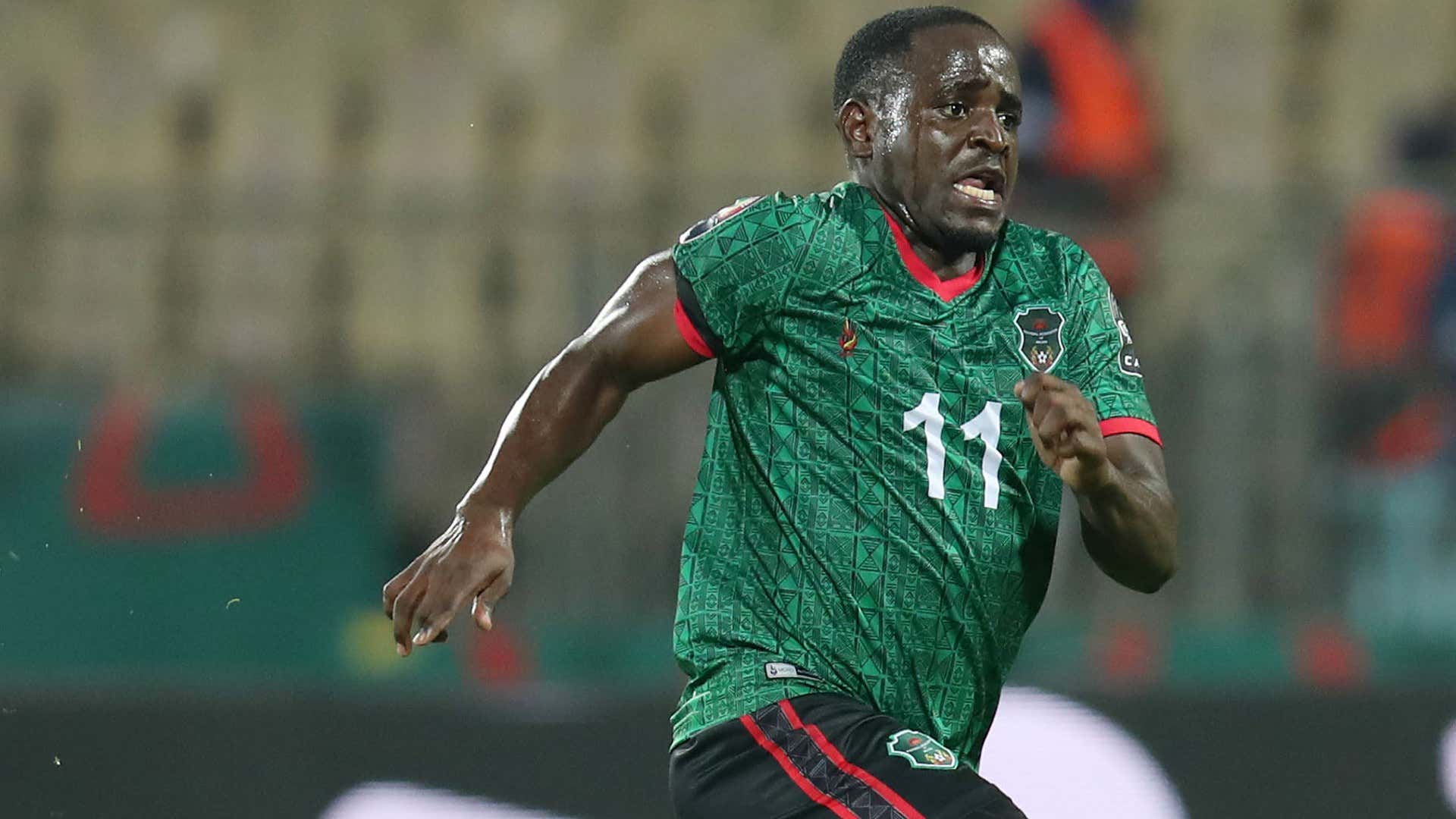Gabadinho Mhango of Malawi during the 2021 Africa Cup of Nations Afcon.