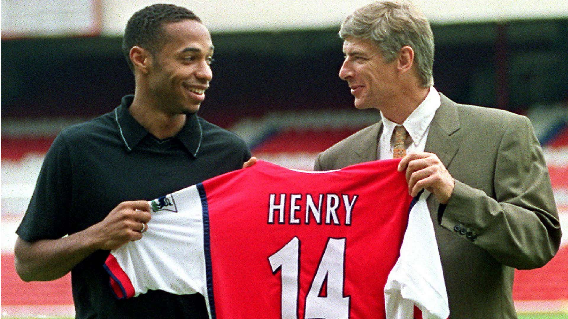 Arsene Wenger & Thierry Henry | Arsenal | 1999