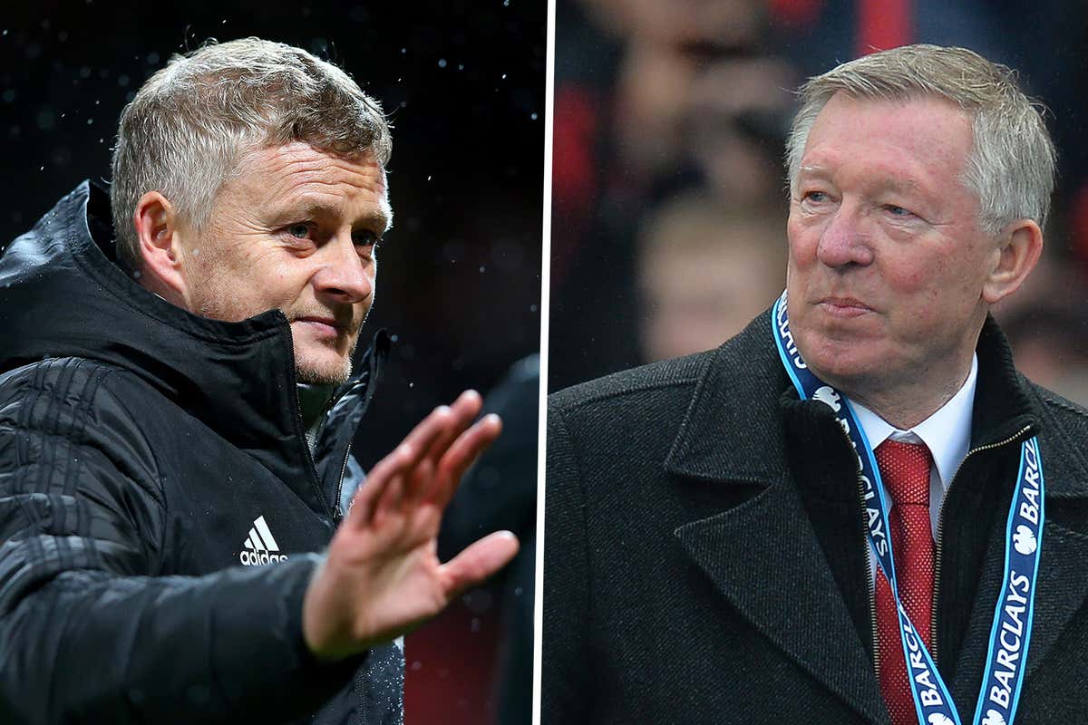 Ole Gunnar Solskjaer Alex Ferguson Man Utd