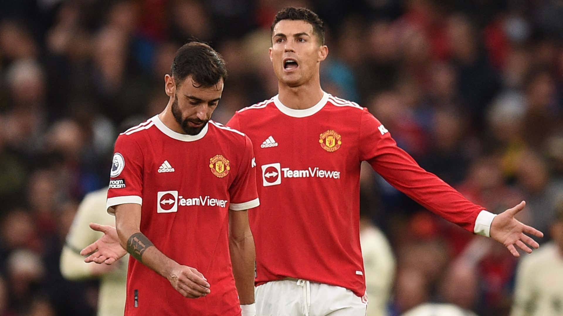 Cristiano Ronaldo Bruno Fernandes Manchester United 2021-22