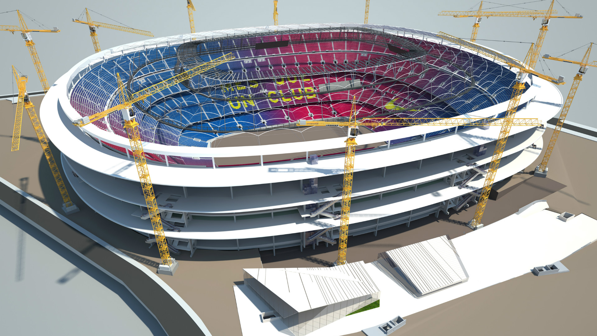 Камп нов. Барселона стадион Camp nou. Камп ноу реконструкция 2021. Новый стадион Камп ноу 2021. Новый стадион Барселоны.