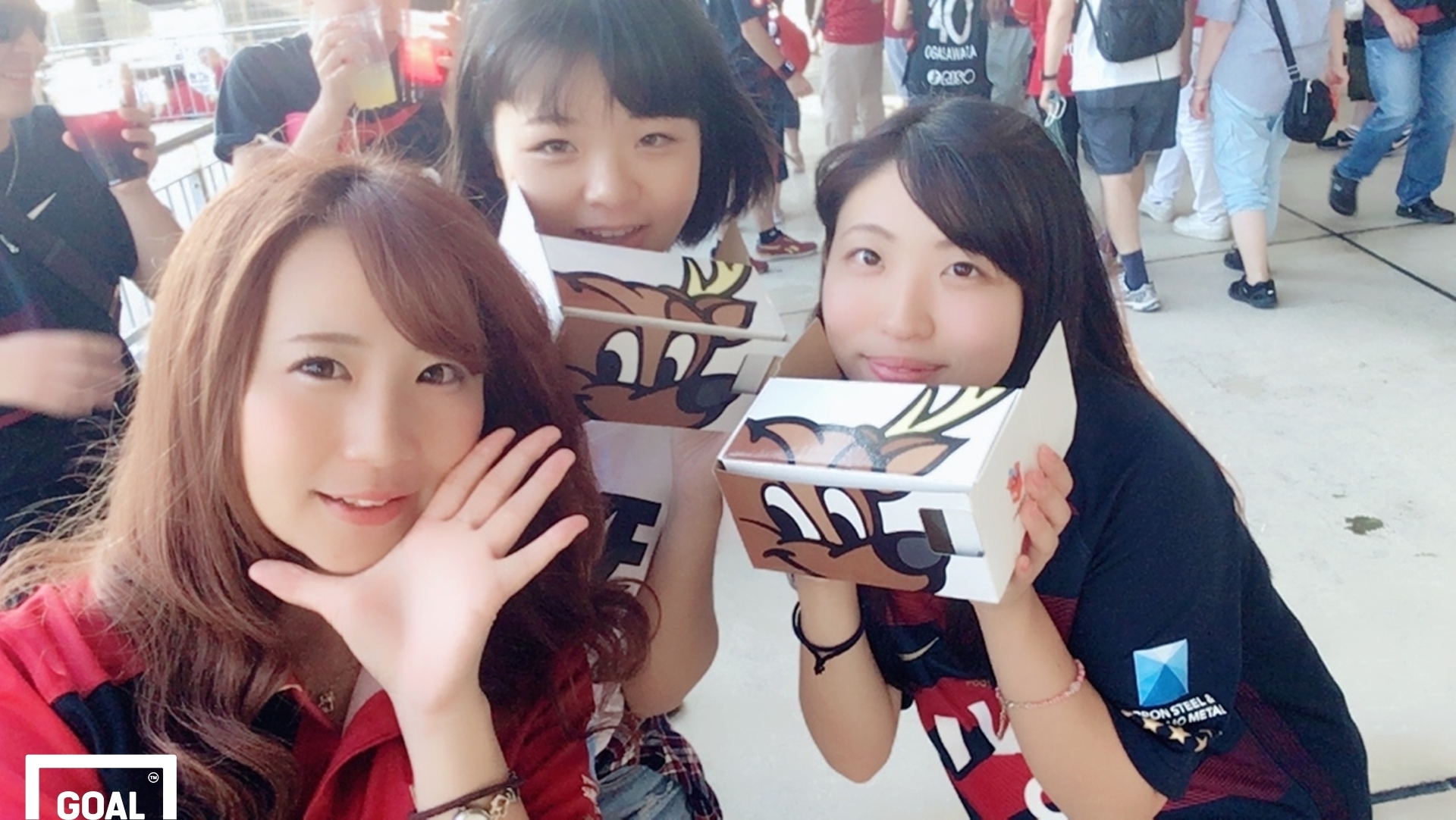 美女サポの 自撮り がすごかった スタジアム 行こうぜ 鹿島 大宮編 24枚 Goal Com