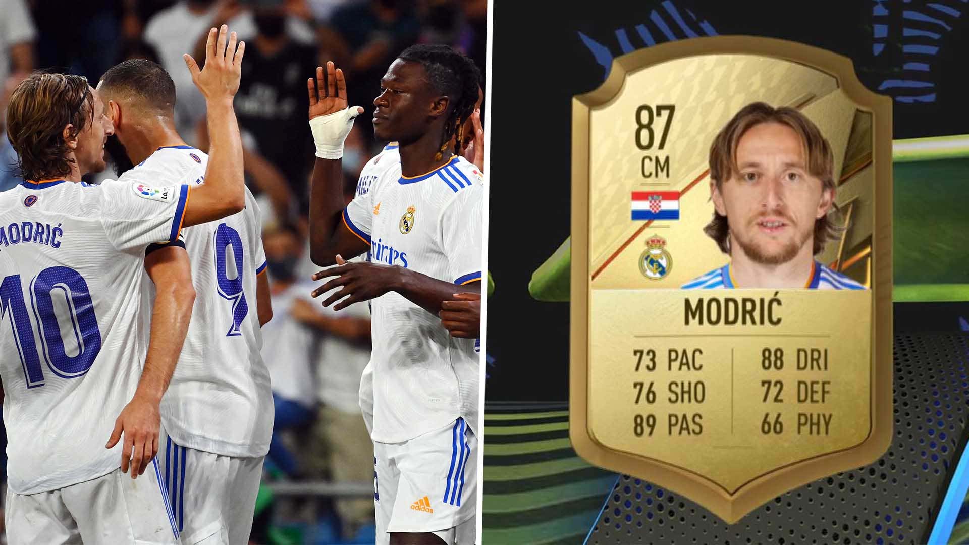 Real Madrid Luka Modric FIFA 22 card