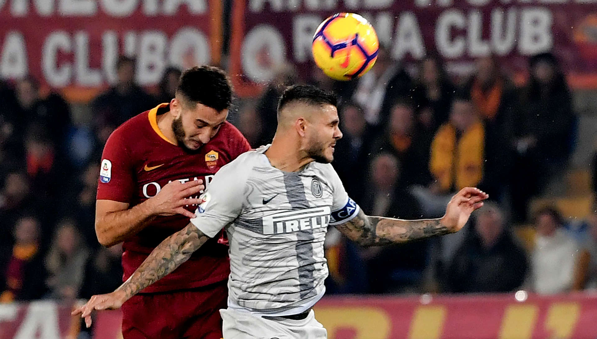 白熱のローマvsインテルは互いに譲らずドロー決着 ローマはcl圏がまたも遠のく Goal Com 白熱のローマvsインテルは互いに譲らずドロー決着 ローマはcl圏がまたも遠のく Goal Com