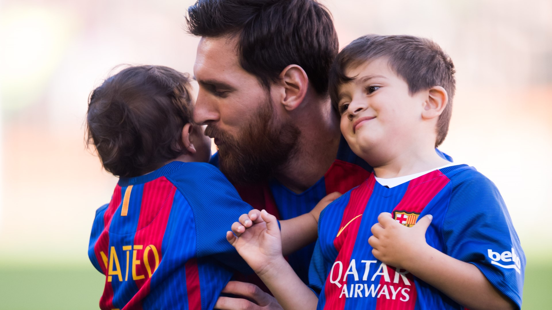 Lionel Messi Thiago Is A Good Boy Mateo A Little Terror Goal Com