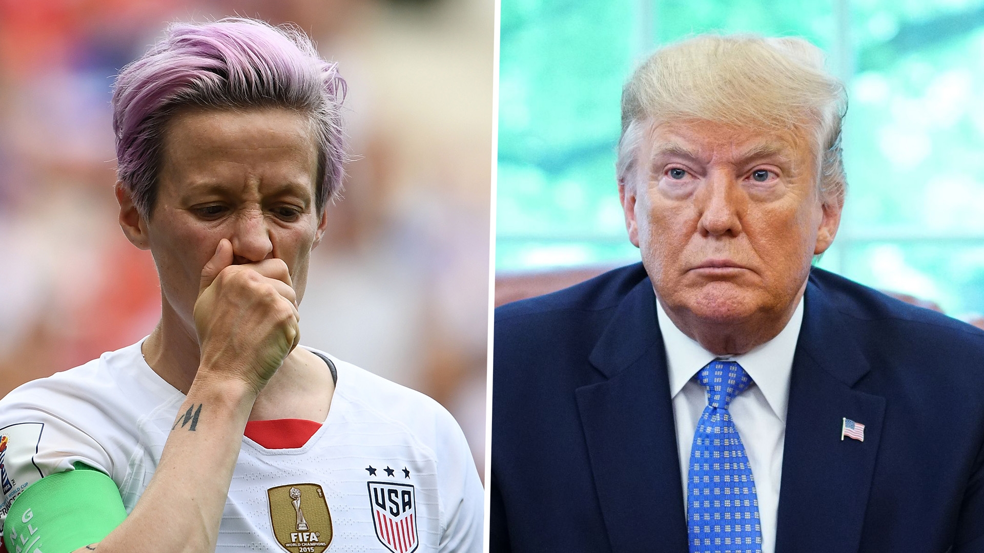 国歌斉唱を拒否 米女子代表ラピノーの言動が話題に トランプ大統領も まずはw杯で勝つべき Goal Com