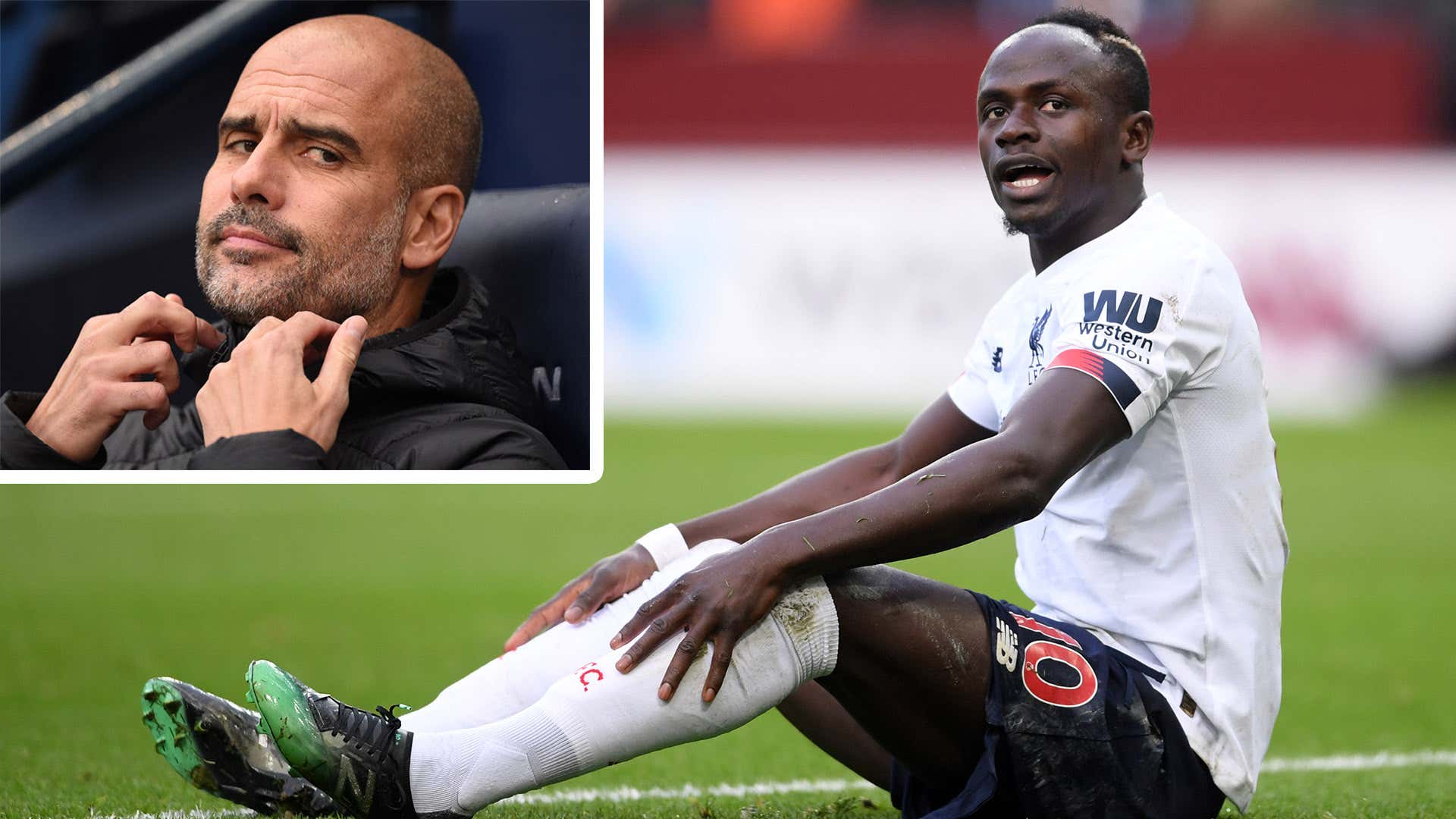 Pep Guardiola Sadio Mane Man City Liverpool