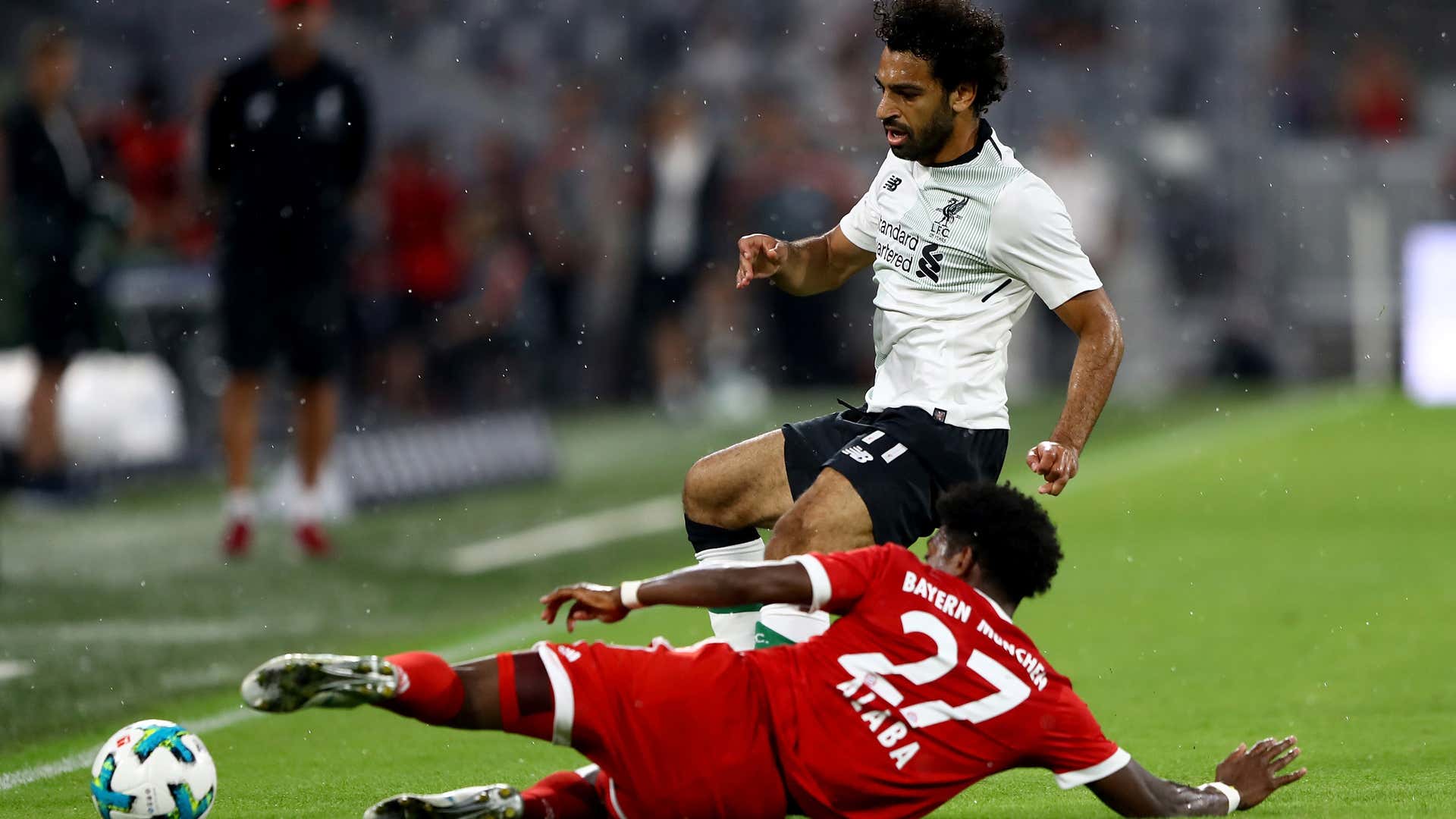 David Alaba, Mohamed Salah, Audi Cup 2017, Liverpool Bayern, 01082017