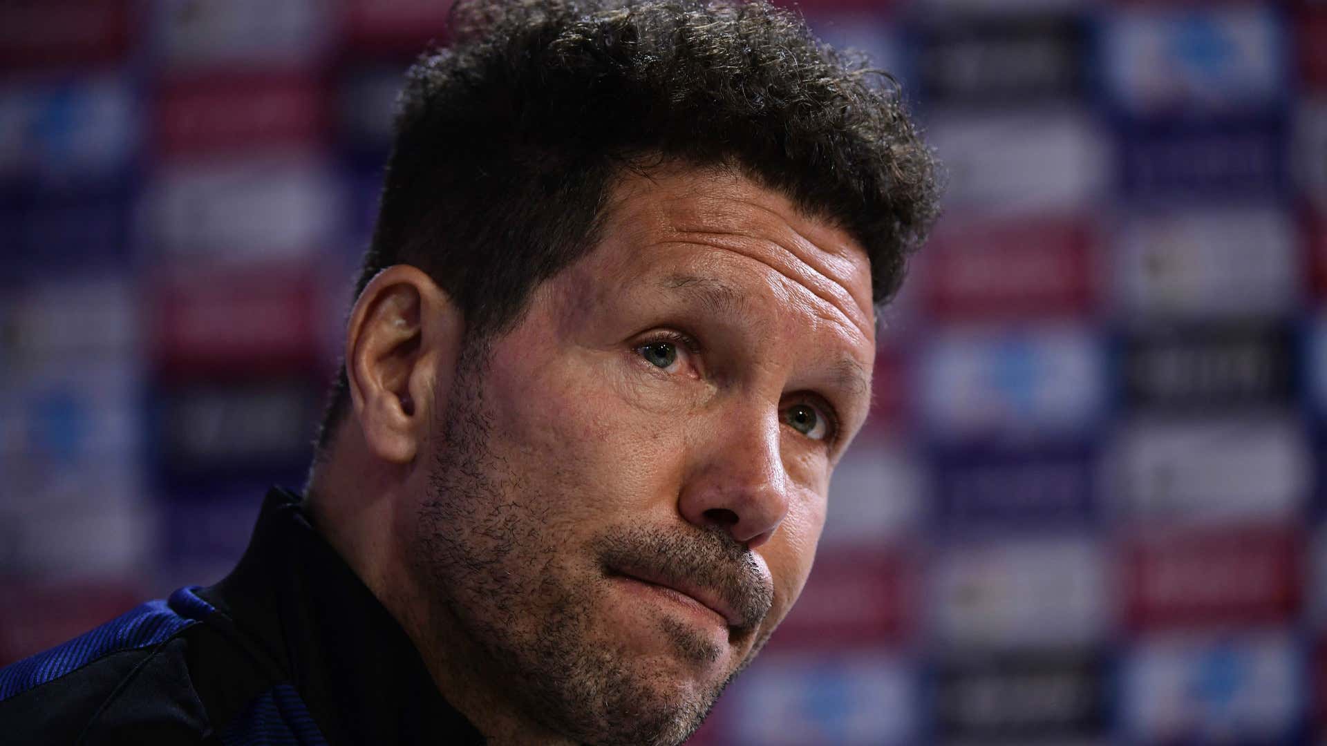 Diego Simeone before Real Madrid LaLiga