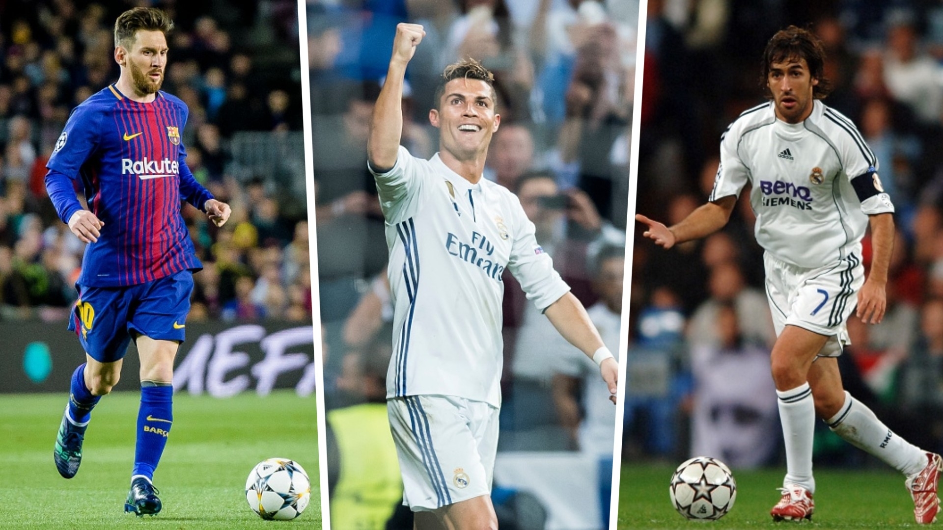 lionel messi cristiano ronaldo and raul who are the top 10 la liga goalscorers of all time goal com