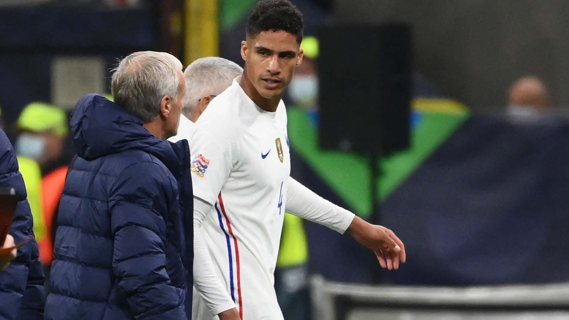 Varane out for weeks for Man Utd after France defender suffered injury vs Spain