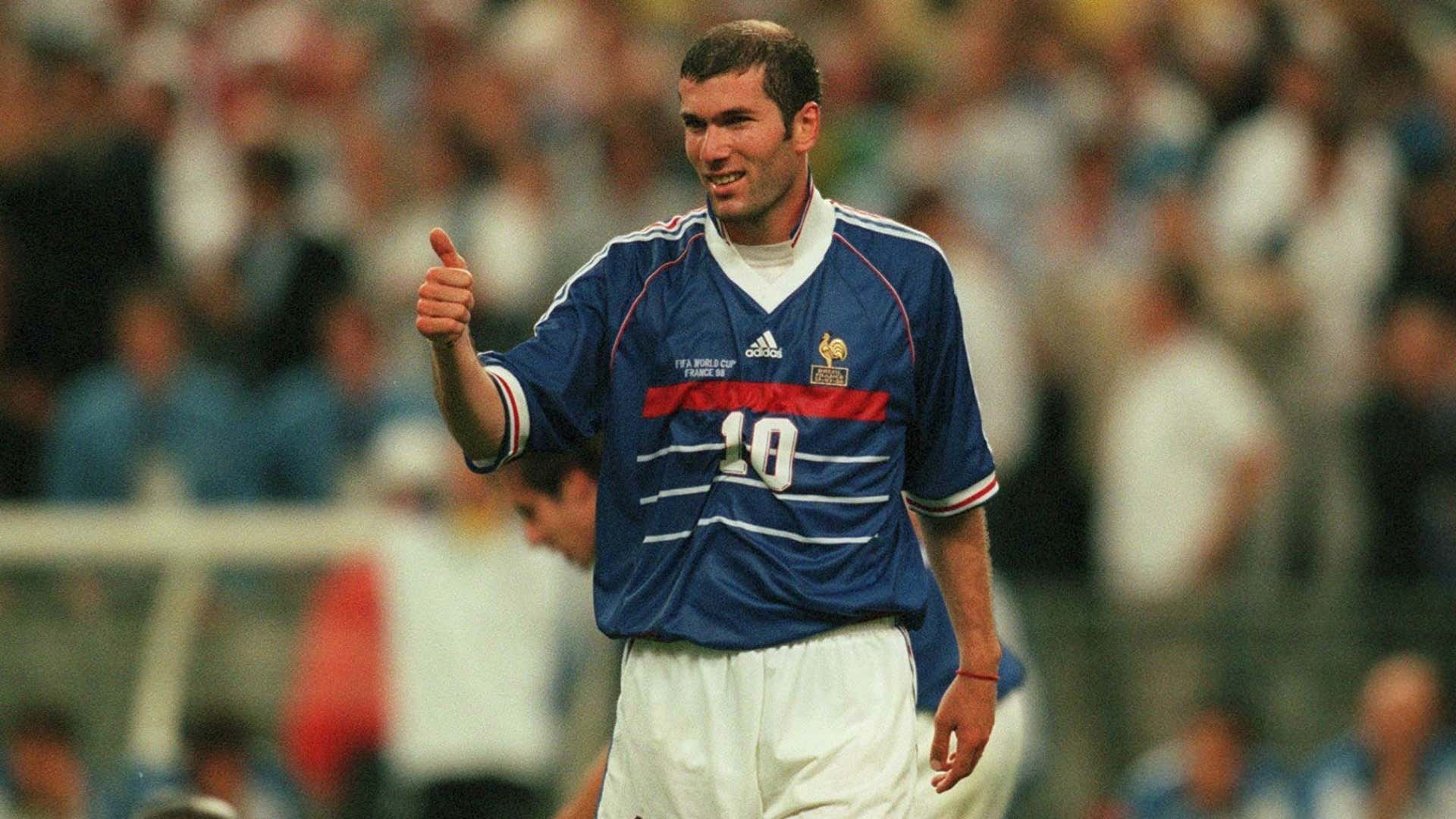 Zinedine Zidane Francia Brasil 1998 France Brazil World Cup