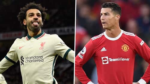 Mohamed Salah Cristiano Ronaldo Liverpool Manchester United GFX