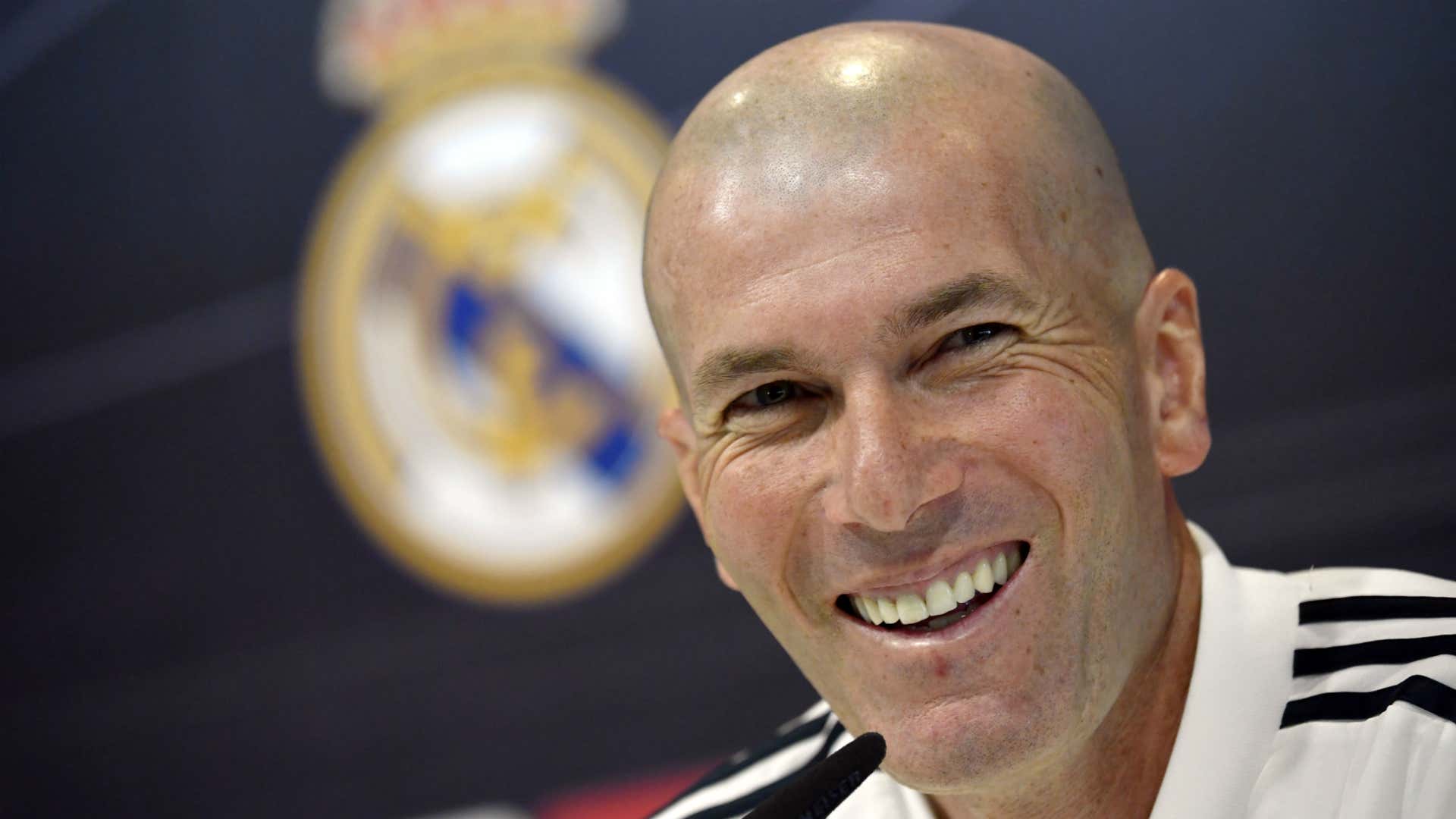 Zidane, Real Madrid coach, in press conference