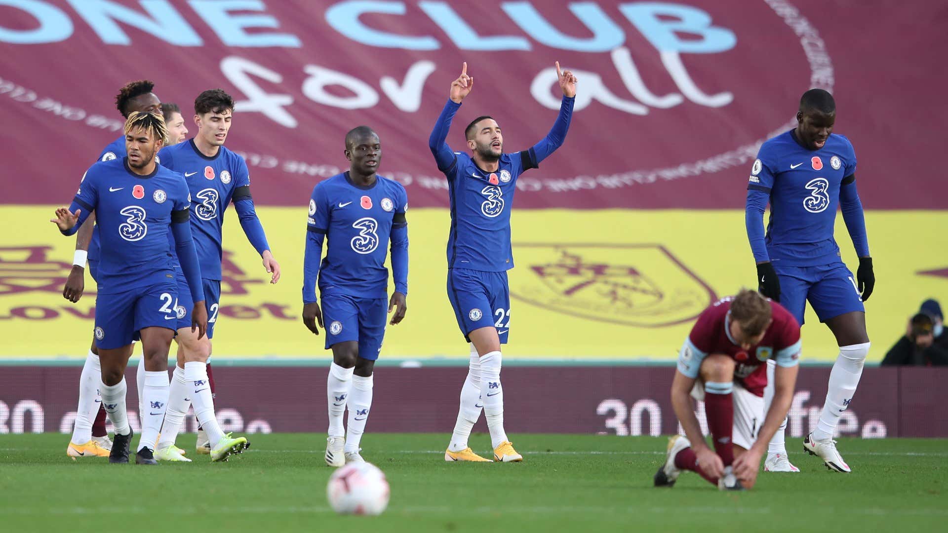 Ziyech Chelsea Burnley 2020