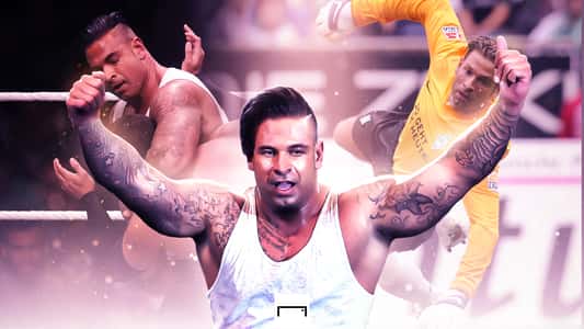 Tim Wiese, Ring „Kriminelle“: Deutschlands Torhüter wurde Ringer Tim Wiese, Ring „Kriminelle“: Deutschlands Torhüter wurde Ringer