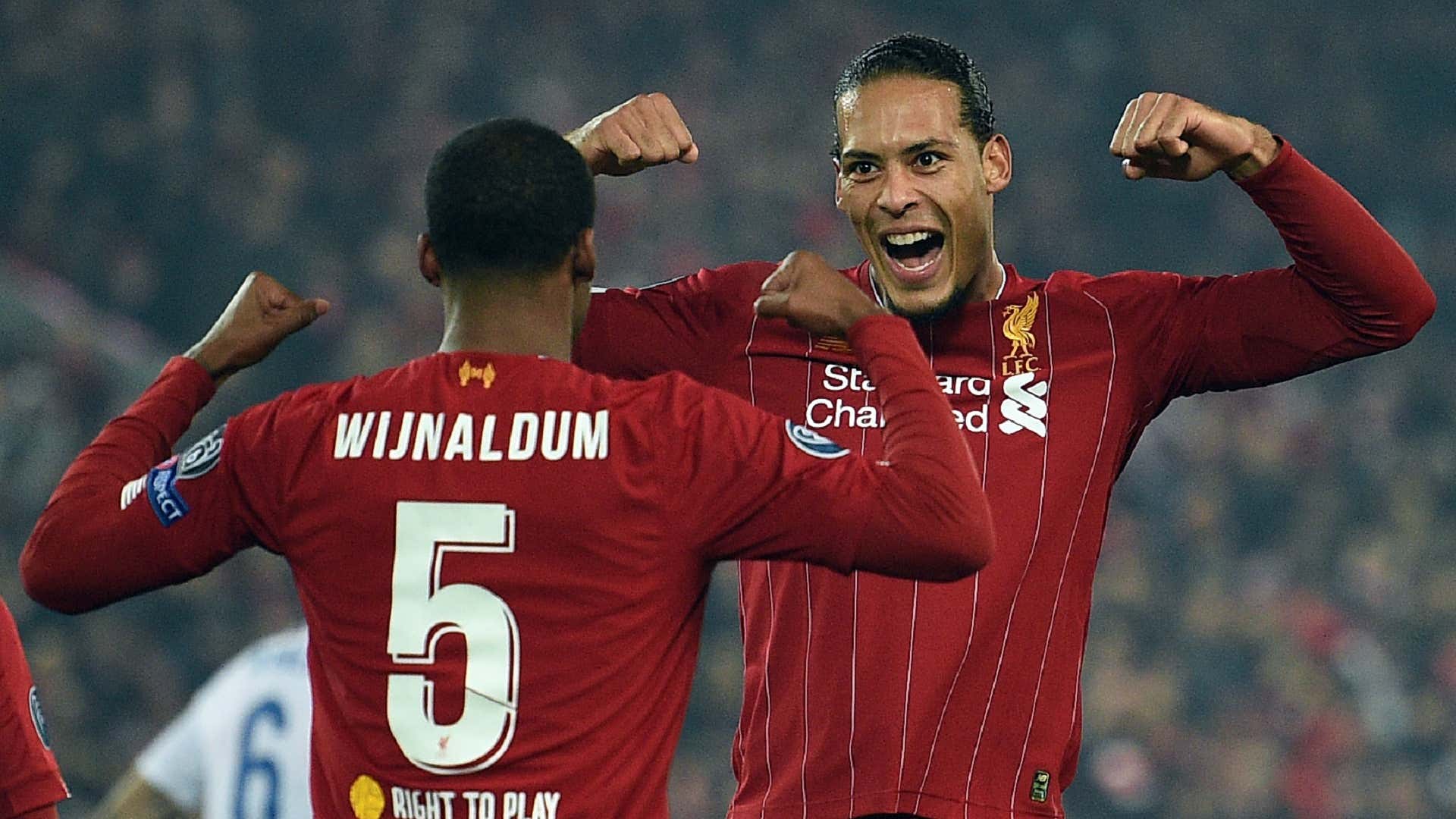 Virgil Van Dijk Georginio Wijnaldum Liverpool 2019-20