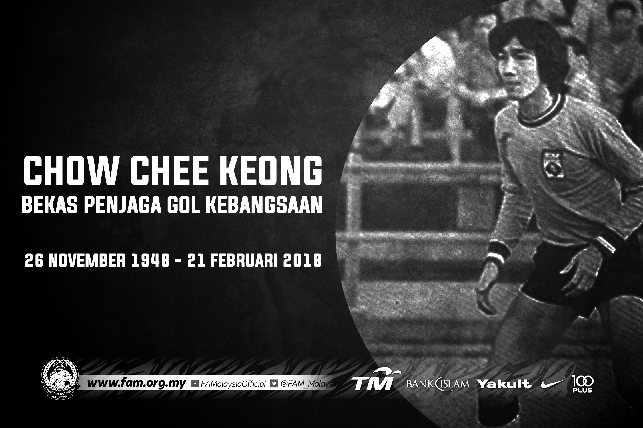 Former Goalkeeping Great Chow Chee Keong Passes Away Goal Com