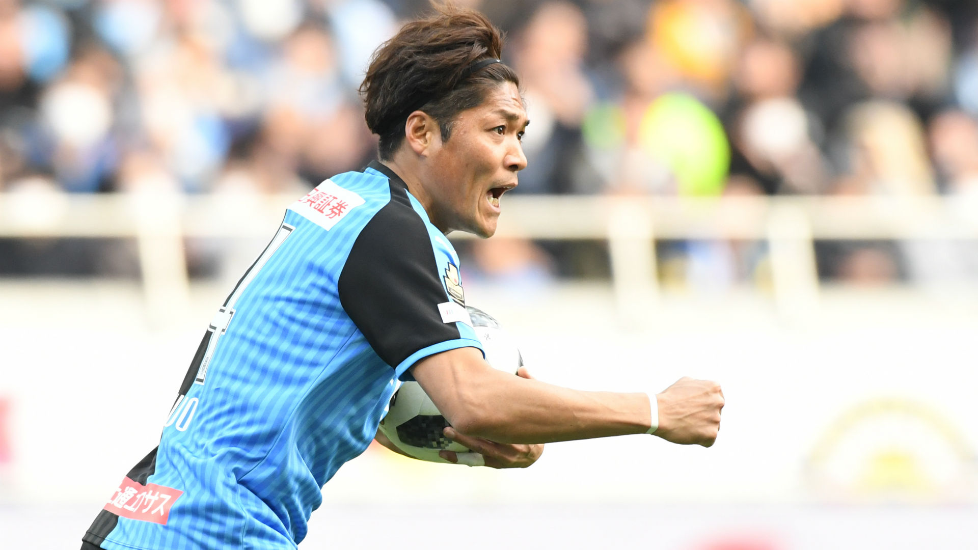 川崎f 大久保嘉人 サポーターの声援に応える復帰弾 敗戦も 落ち込む必要はない Goal Com