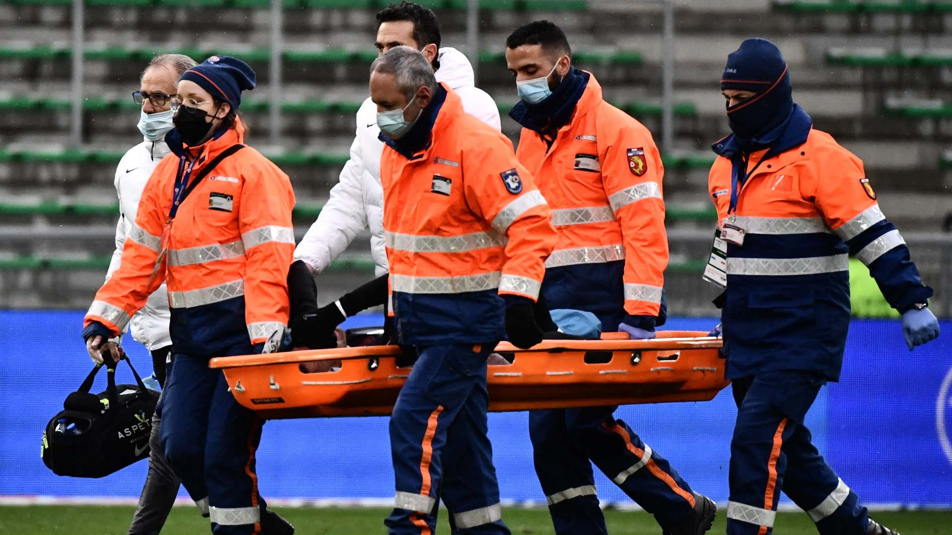 Neymar injury, Saint-Etienne vs PSG 2021-22