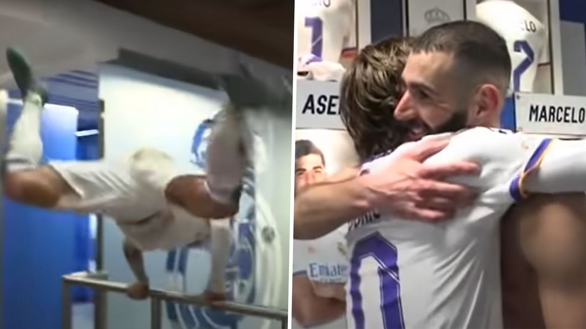 Watch Go inside Real Madrid's dressing room after PSG