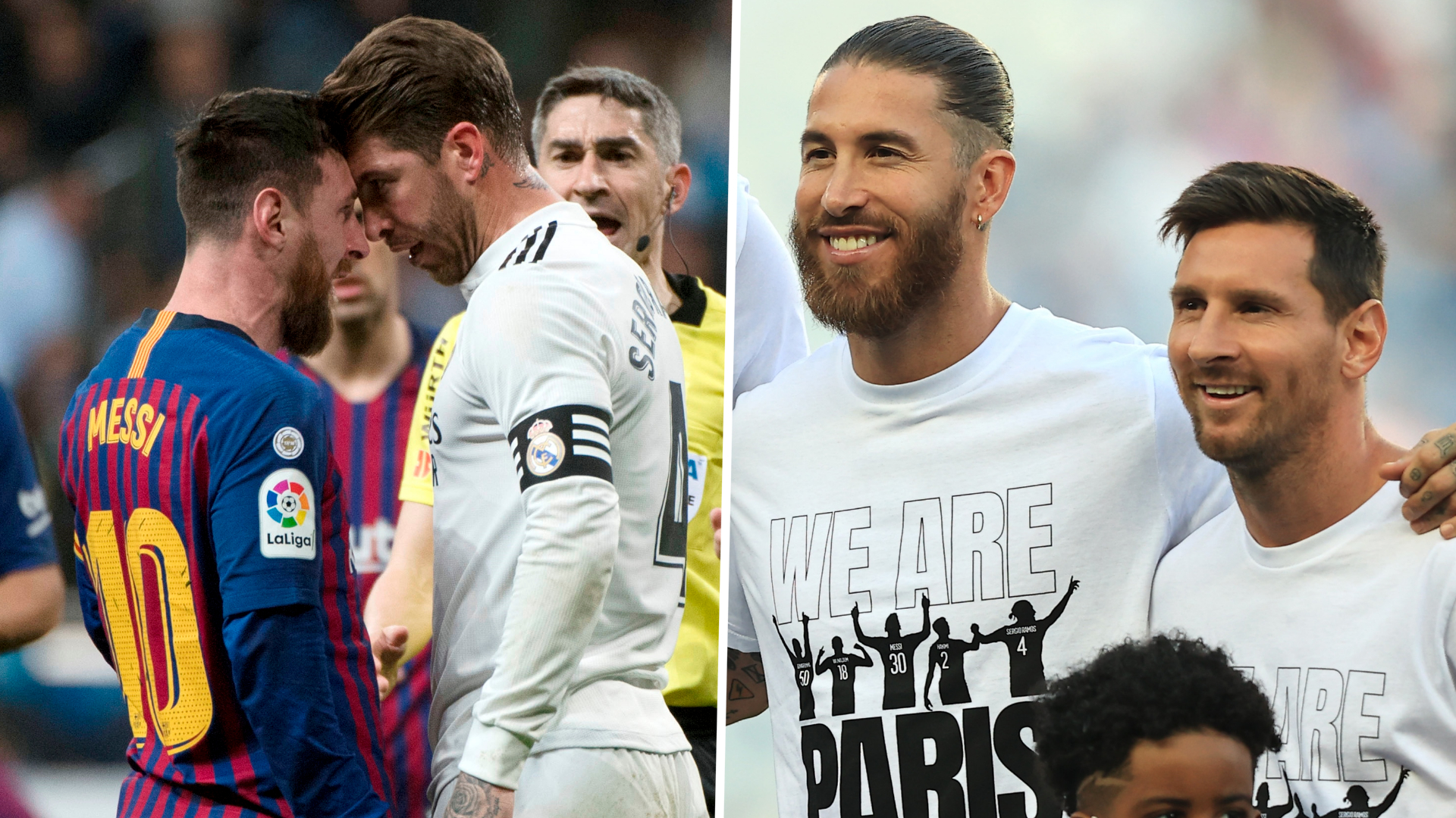 eski rakip yeni dost sergio ramos ballon d or icin messi yi destekliyor goal com