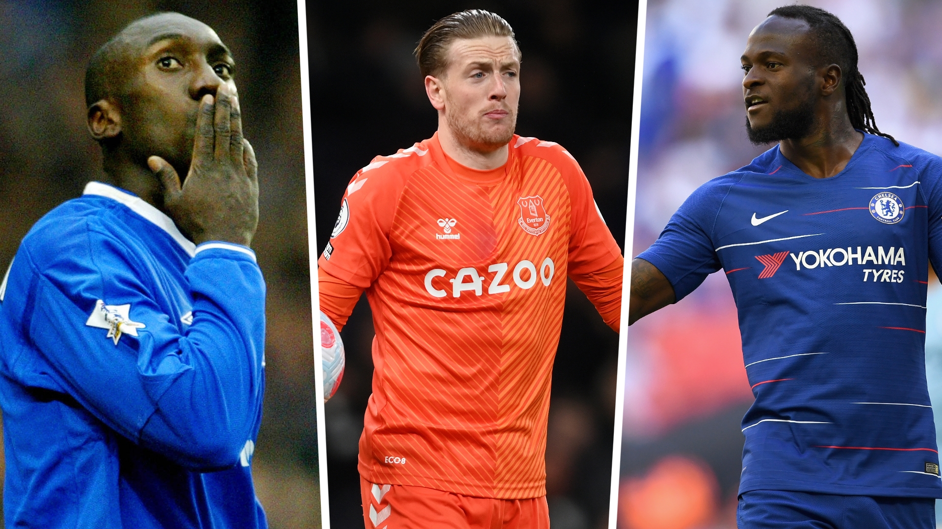 Everton’s Pickford joins Moses and Hasselbaink in hallowed