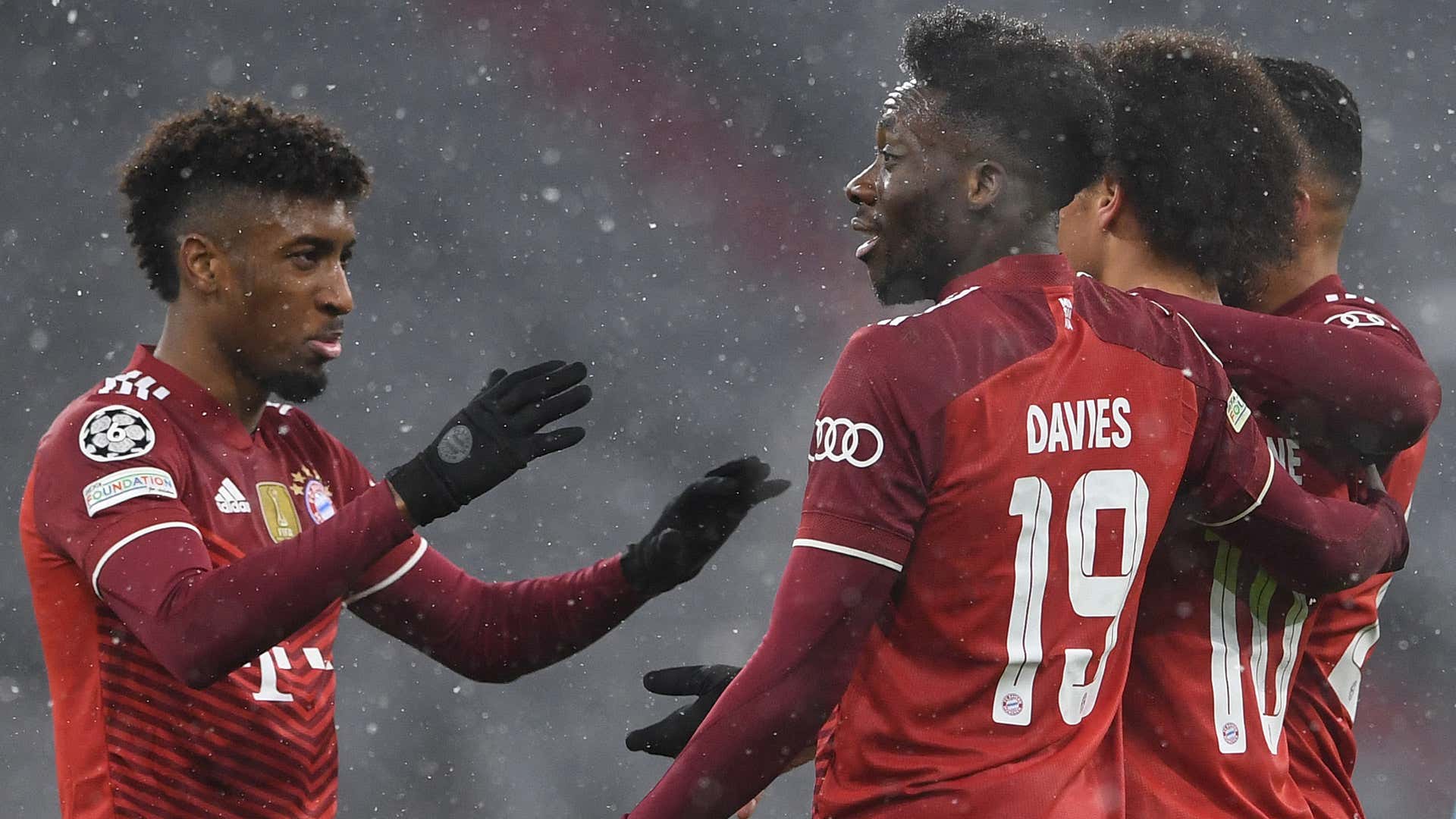 Bayern Munich celebrating 2021-22