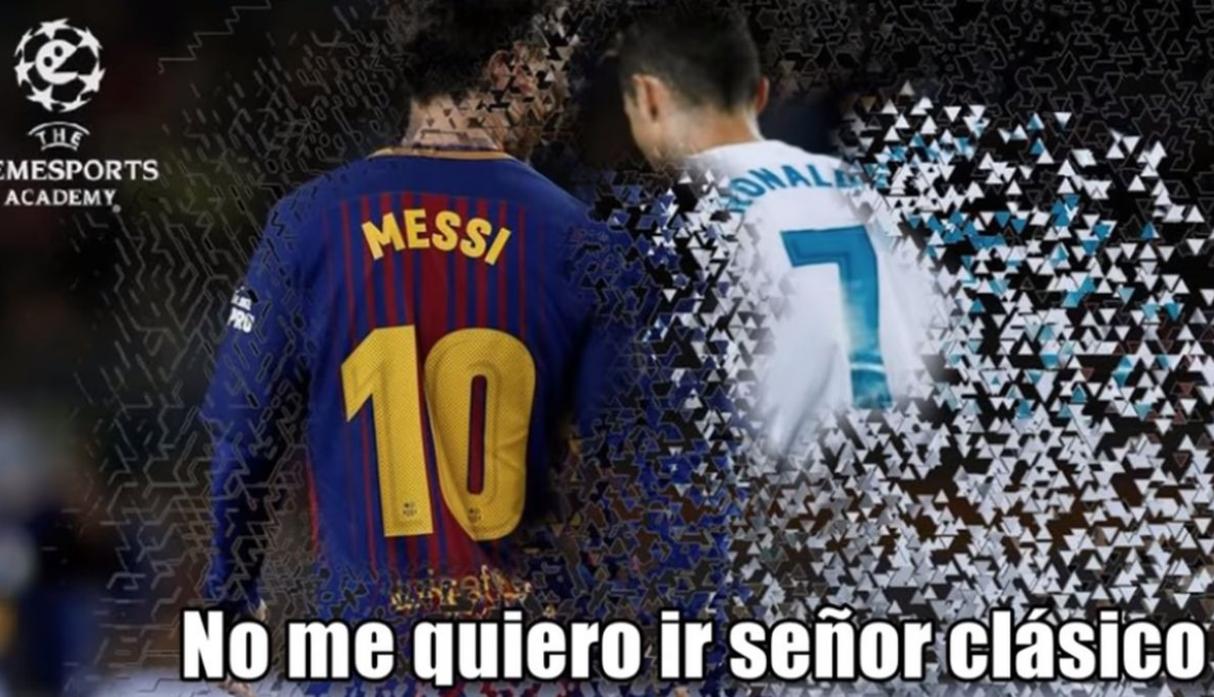 Los Memes Del Clasico Barcelona Vs Real Madrid Le Lloran A Messi Y Cristiano Ronaldo Goal Com