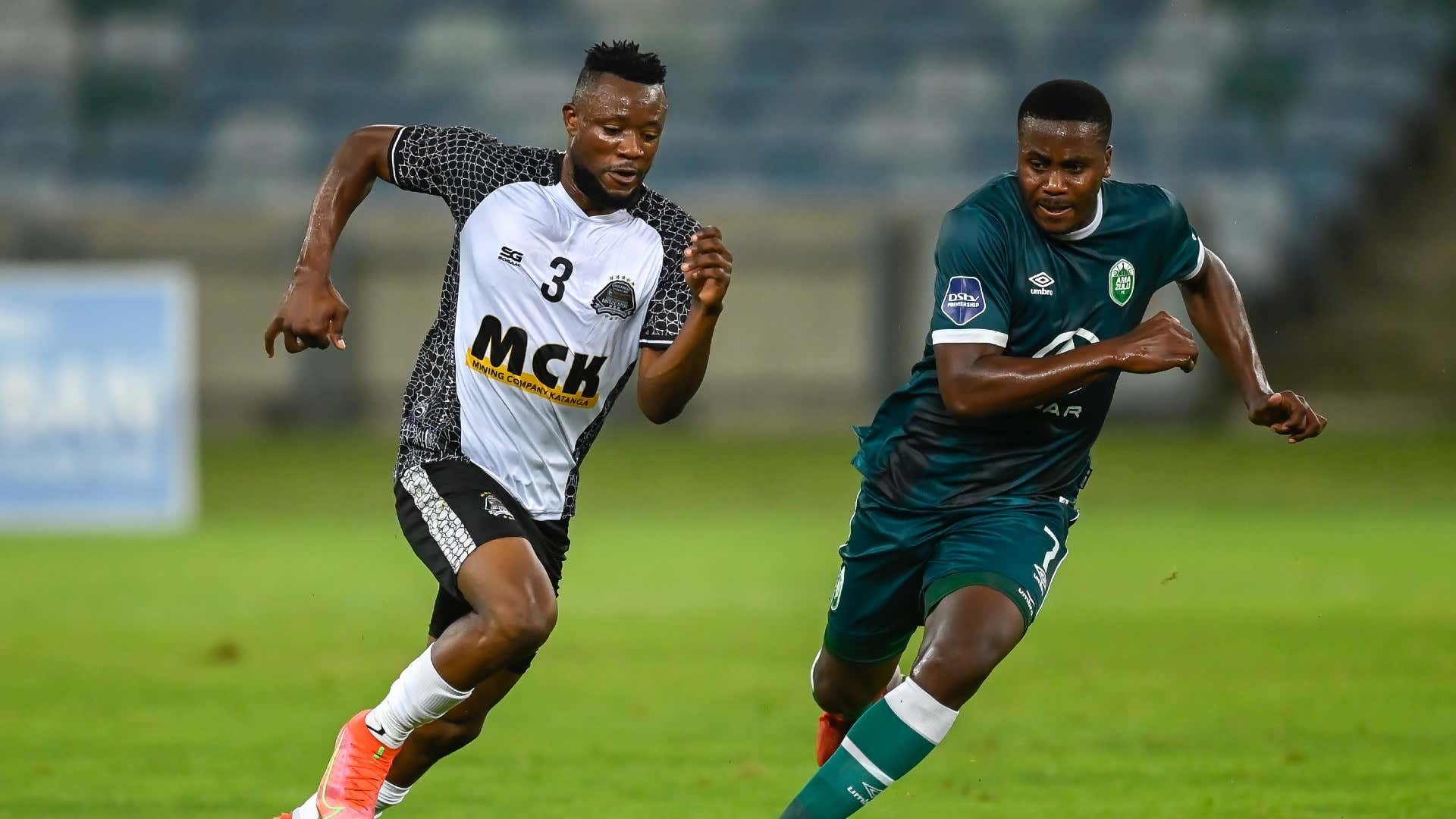 Tandi Mwape, TP Mazembe & Bonginkosi Ntuli, AmaZulu FC, October 2021