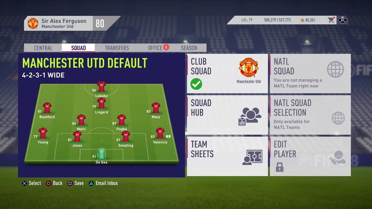 fifa 18 squad update