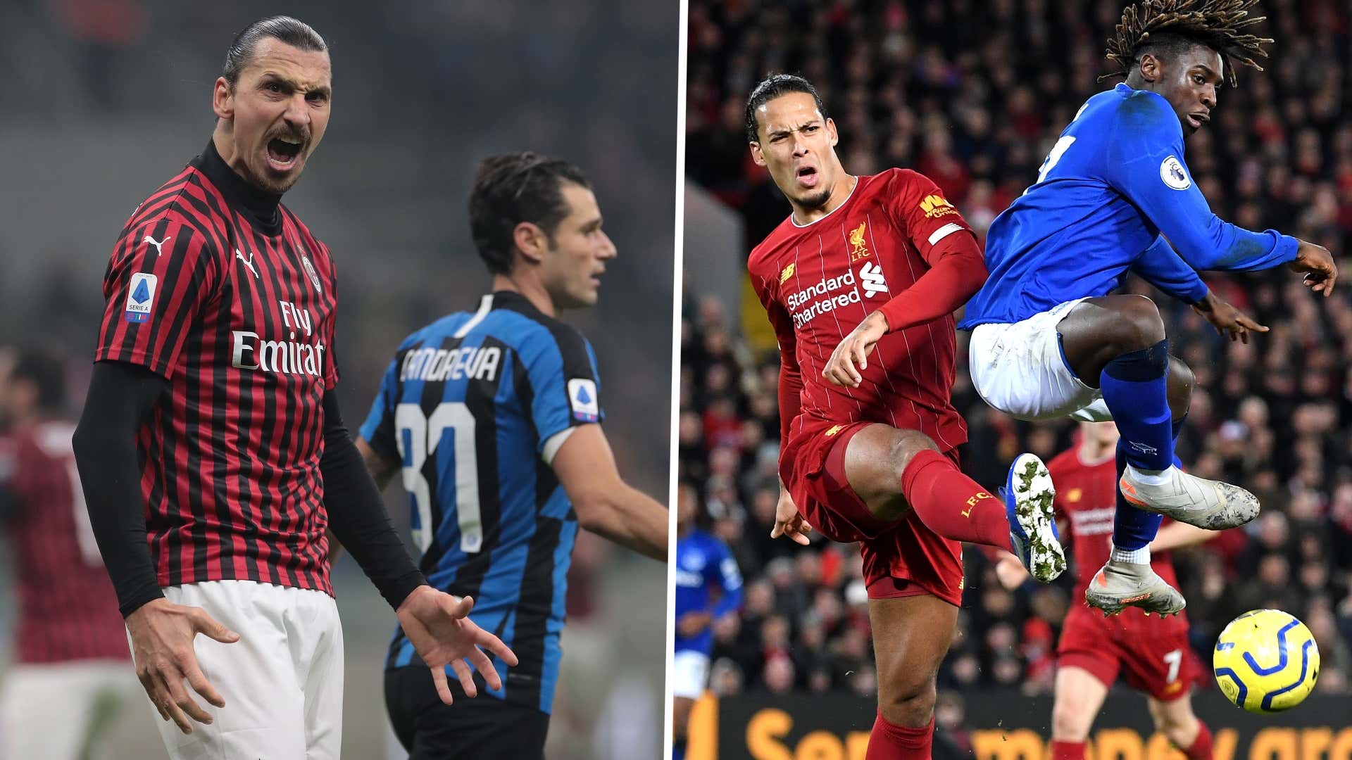 Inter vs MIlan, Liverpool vs Everton