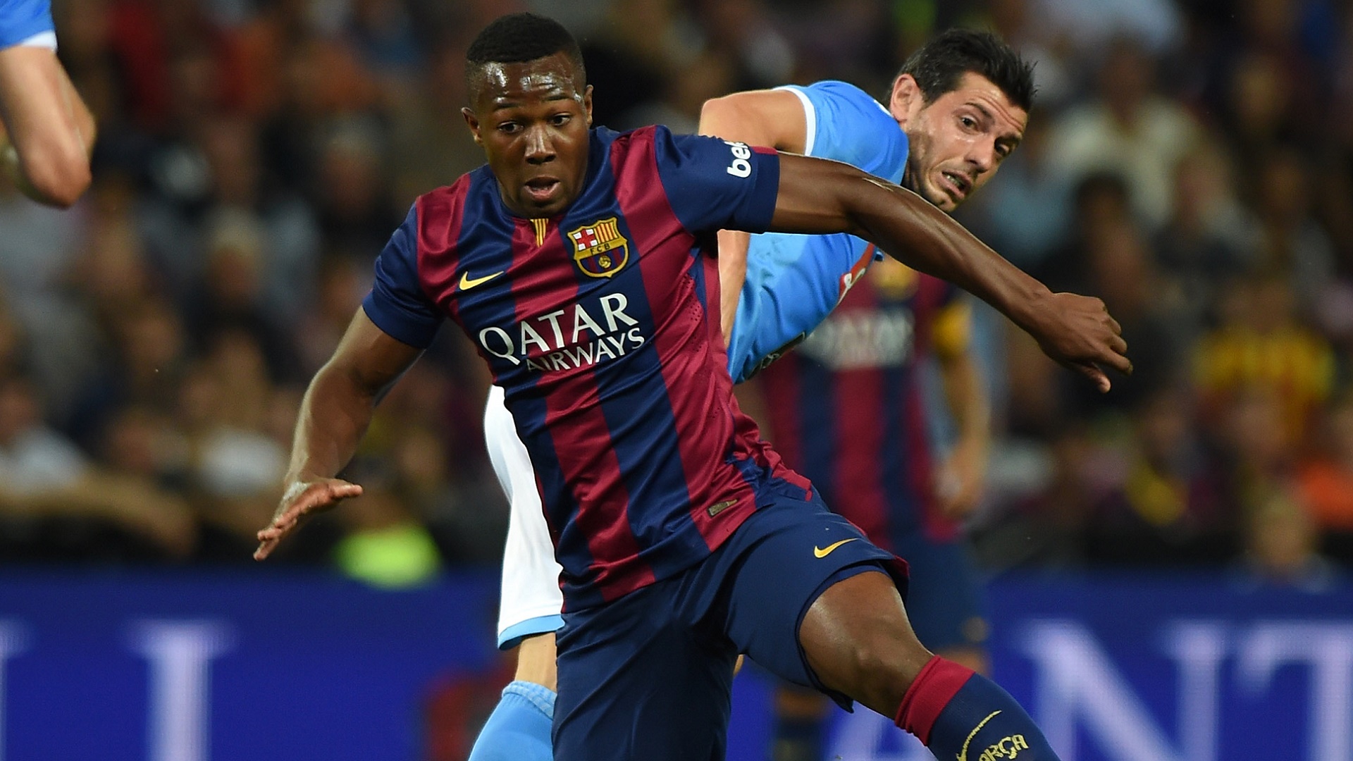 ウルヴスで大ブレイク 怪物トラオレの復帰を古巣バルセロナが画策 今夏は争奪戦へ Goal Com