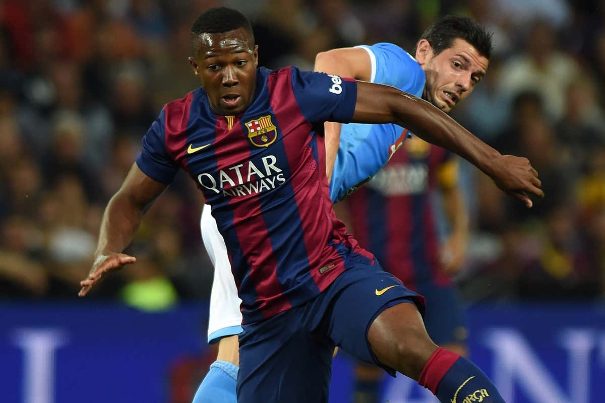 ウルヴスで大ブレイク 怪物トラオレの復帰を古巣バルセロナが画策 今夏は争奪戦へ Goal Com ウルヴスで大ブレイク 怪物トラオレの復帰を古巣バルセロナが画策 今夏は争奪戦へ Goal Com