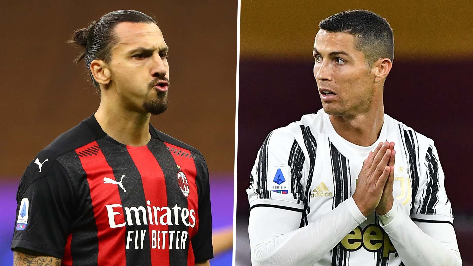 Zlatan Ibrahimovic Cristiano Ronaldo AC Milan Juventus GFX