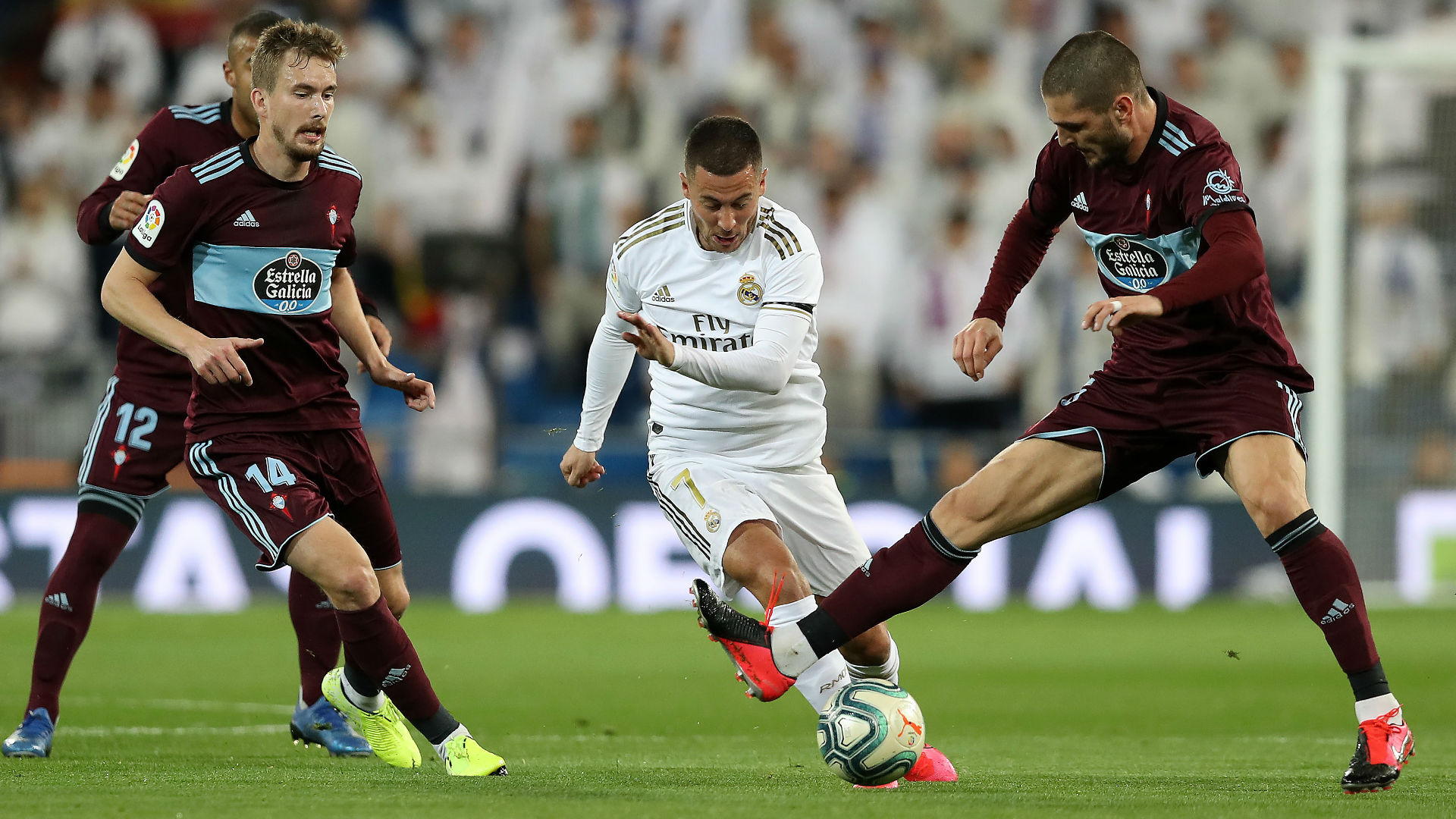 Madrid Suffer Celta Setback But Hazard Hints At Real Potential Goal Com