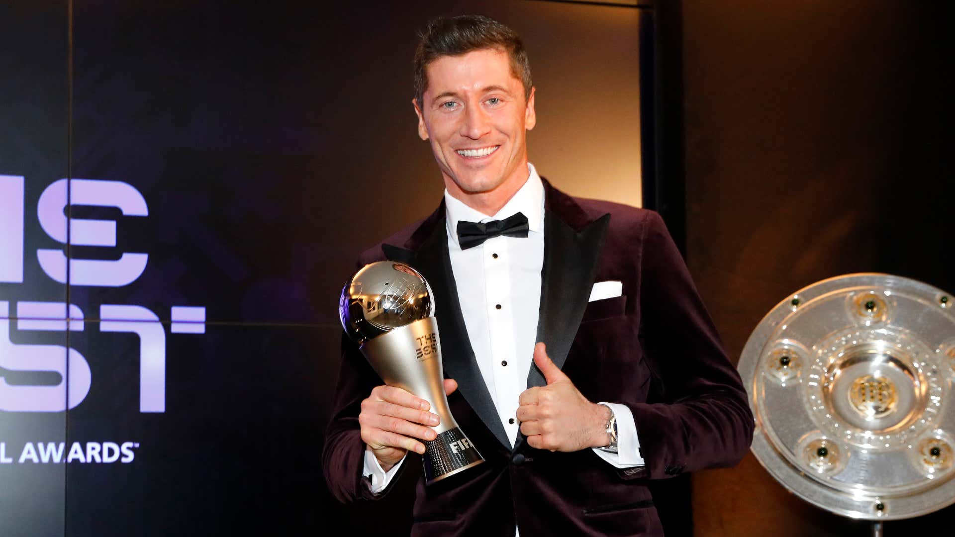 Robert Lewandowski FIFA The Best Award Trophy 2020