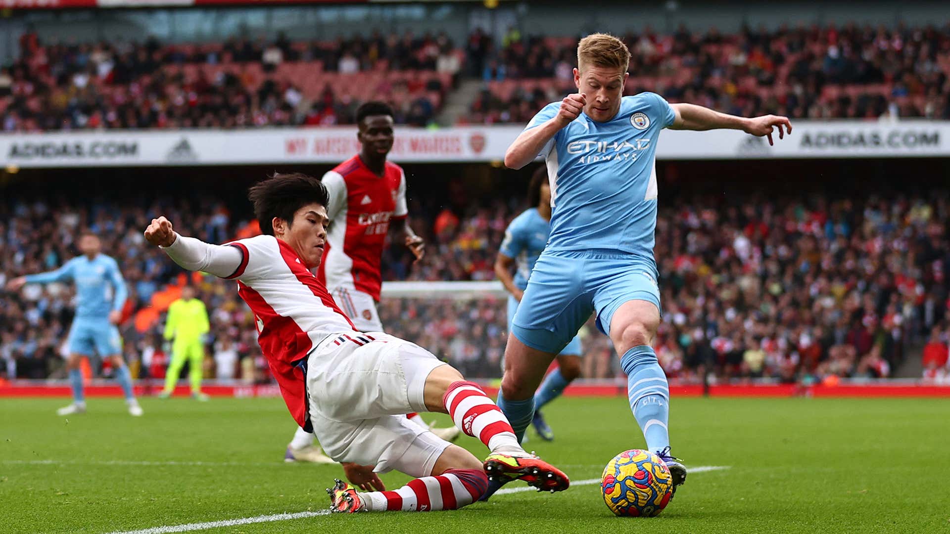 冨安復帰のアーセナル ロドリ決勝点のマンチェスター シティに逆転負け 後半varでpk献上 ガブリエウ退場 Goal Com