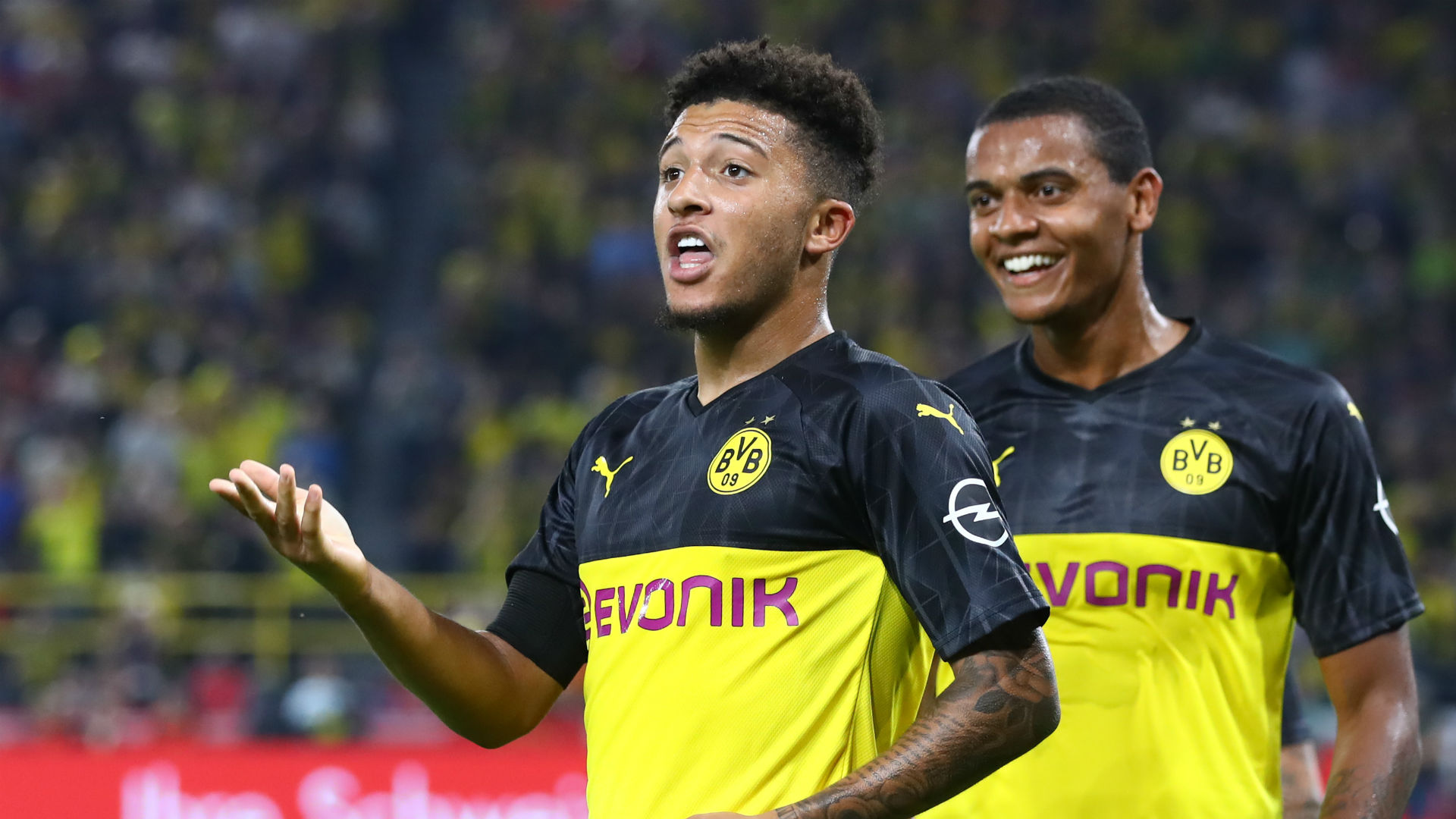 bayern s joshua kimmich angry with booking after stamp on dortmund s jadon sancho in supercup loss goal com